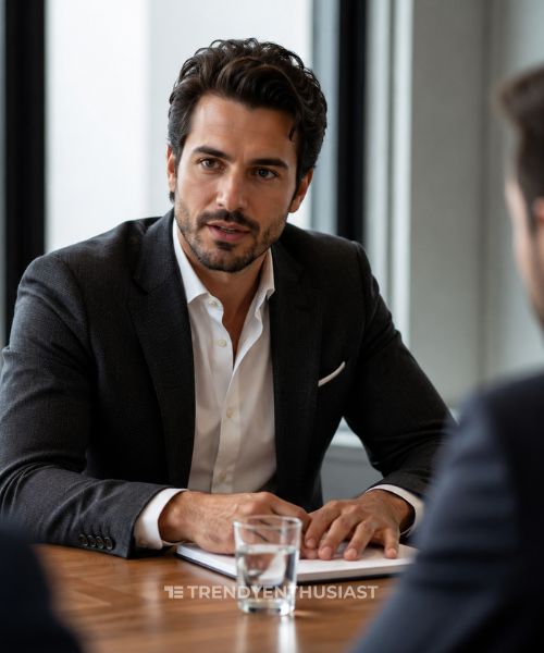 Man communcation directly with Masculine Aura