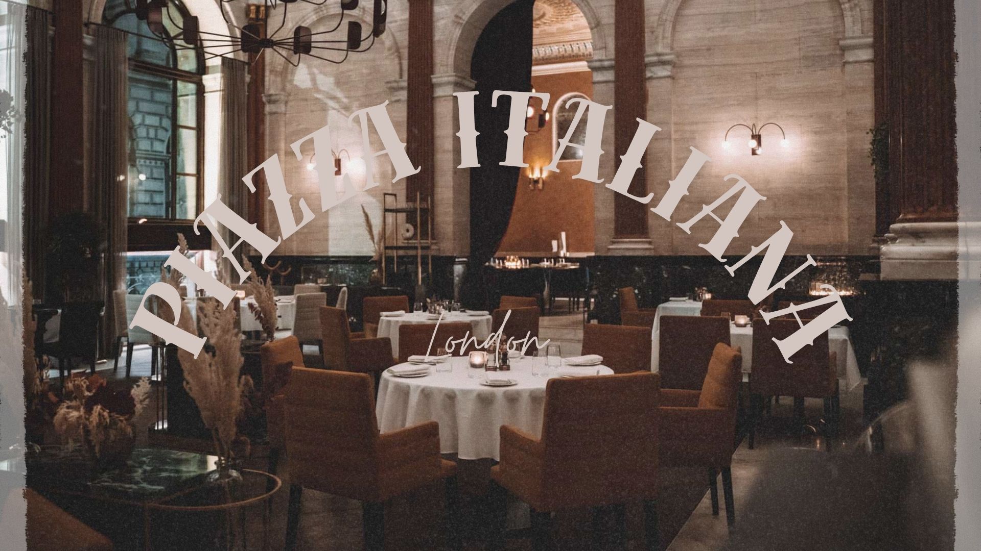 Piazza Italiana Italian restaurant The City London