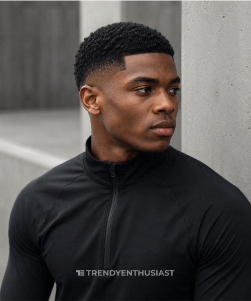 Man with Buzz cut