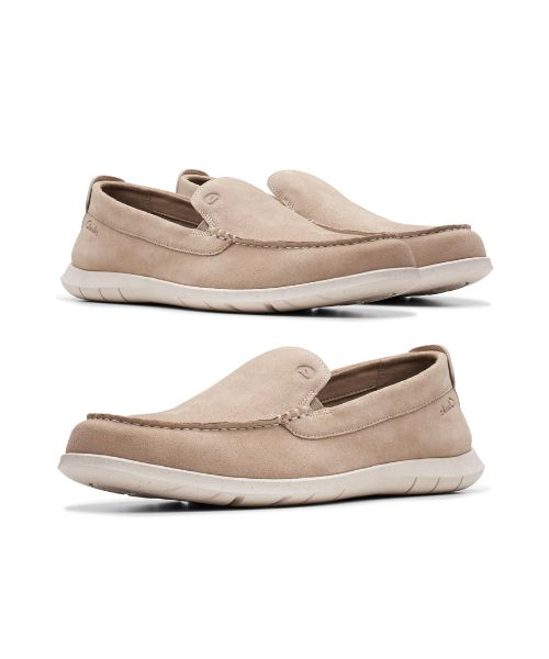 Clarks Suede Unlined Loafers
