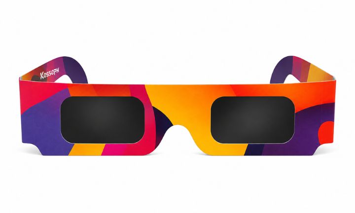 Solar eclipse glasses for the men