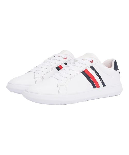 Tommy Hilfiger Men’s Essential Leather Low Top Cupsole Trainers