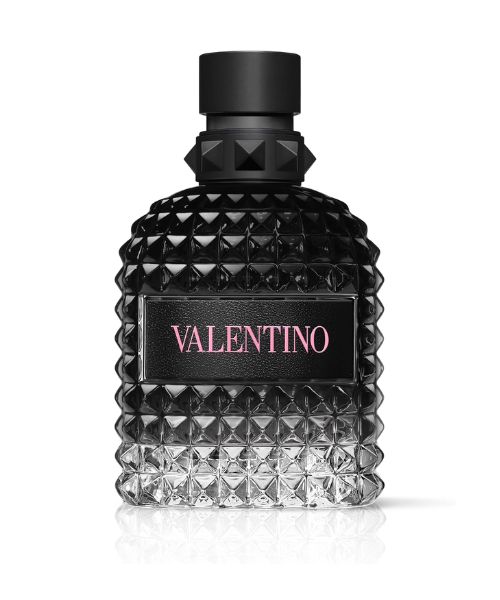Summer colognes Valentino on white background