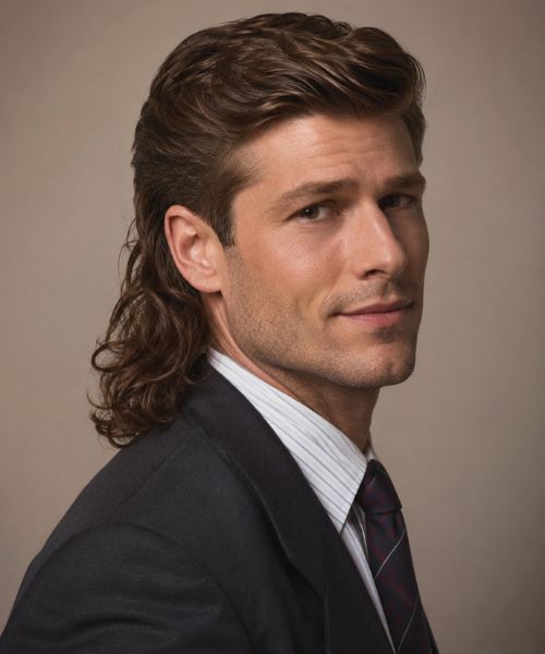 Business-in-the-Front Mullet