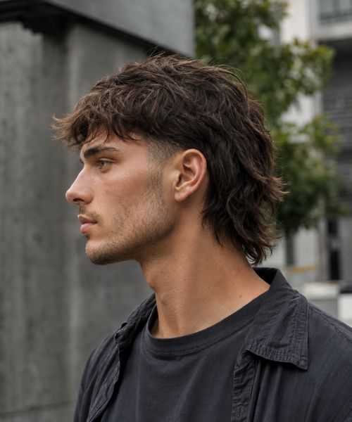 Low Fine Hair Mullet