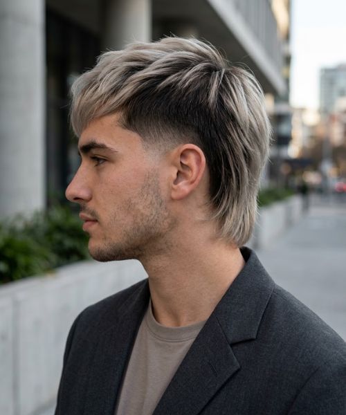 Low Two-Tone Mullet