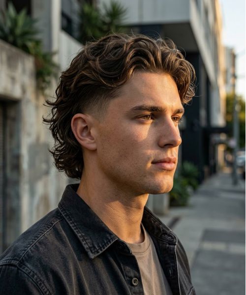 Low Wavy Mullet