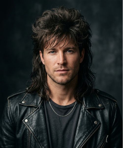 The Classic Rocker Mullet