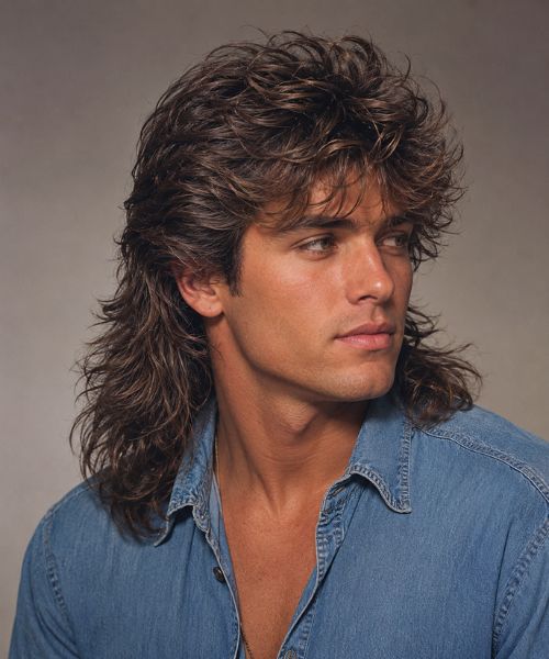 Wolf-Inspired 80s Mullet